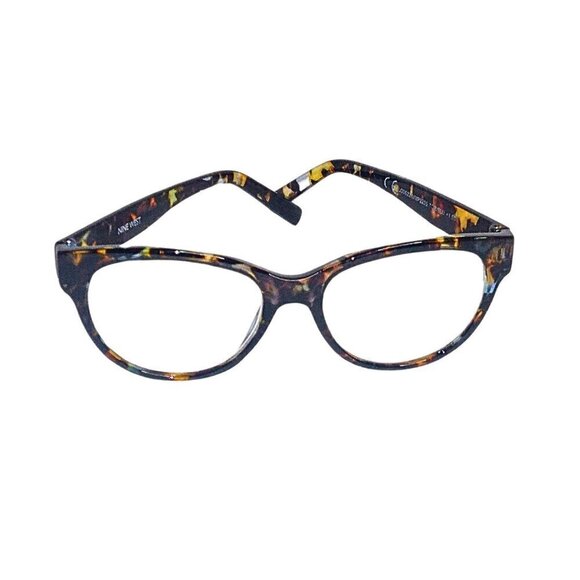 NINE WEST WOMEN'S READING GLASSES +1.50 - TORTOISE PRINT OVAL SHAPED FRAME - Picture 1 of 2